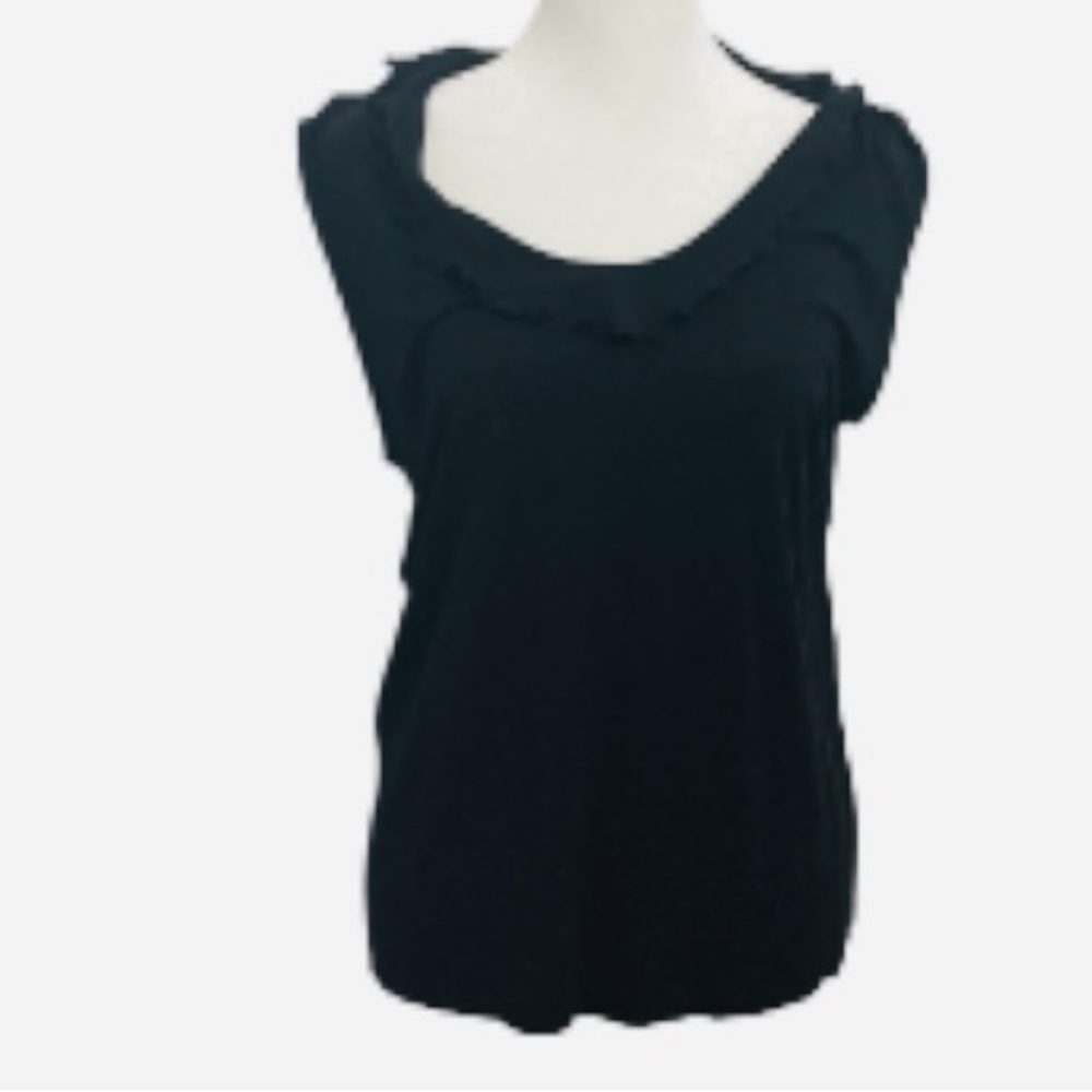 EUC Rafaella Elegant Black Sleeveless Top XL